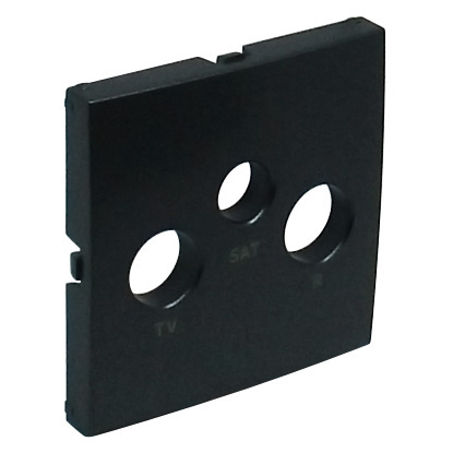 90775 TPM R TV-SAT socket cover, black 
