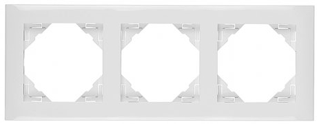 90930 TBR Triple Frame, White 