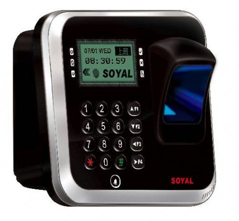 AR-837EFS9DO-1R-A LCD FingerPrint Avvess Controller, 125kHz + 13.56MHz, LAN, IP65 