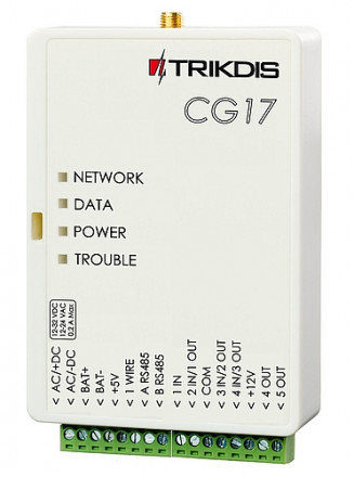 CG17 cellular security control panel, 2G 