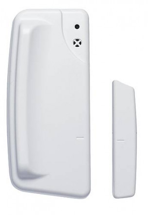 CT201W Videofied wireless magnetic contact, 868MHz, with batteries, white 