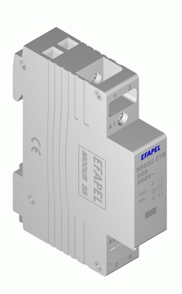 55502 CTR Kontaktorius 230V 20A, dvi grupės 