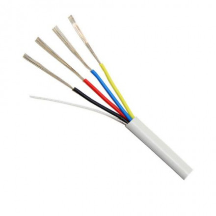 4x0,22mm² Alarm UK Type Unscreened, Tinned Cable, Cca-s3,d0,a3, 100m 