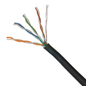 UTP CAT5e Category 4x2x24 AWG Outdoor Cable, Double Insulation, Eca, 305m 