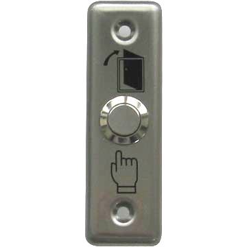 PW3 exit button, flush mounting, NO, 91x28x3mm 