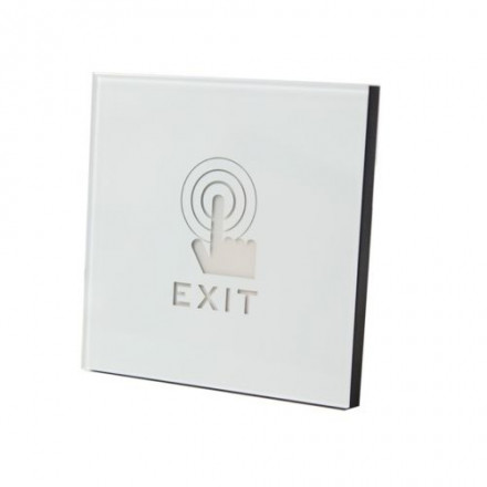 SB9-WHE exit button, detector, recessed, NO/NC, with illumination, 86x86x20mm 