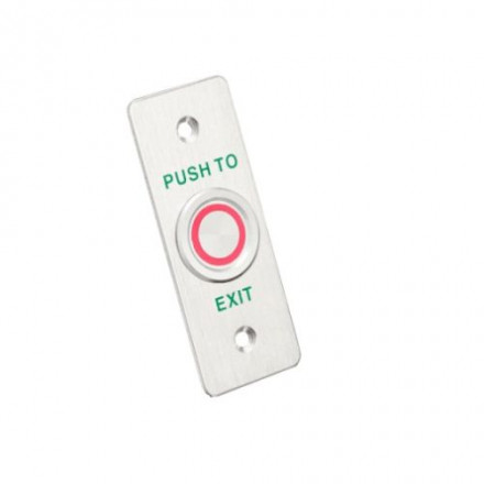 SBW35R exit button, recessed, NO/NC, IP68, with illumination, 90x35x20mm 