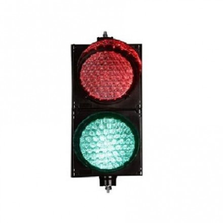 Traffic Lights 2x200mm, LED, Red/Green, 230V AC 