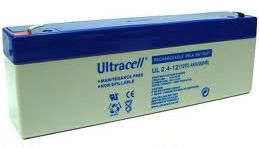 2.4Ah 12V battery, Ultracell 