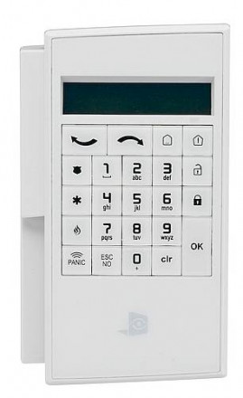 XMB210 Videofied wireless LCD keyboard with card reader, 868MHz, with batteries 
