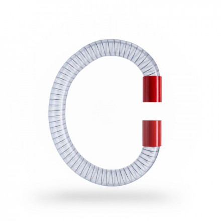 ABS 25mm Flexible Bend, 1m 