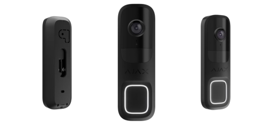 DoorBell 4Mpix, 155° Doorphone Module, AI, Integrated PIR, 12-24V, WiFi, Graphite 