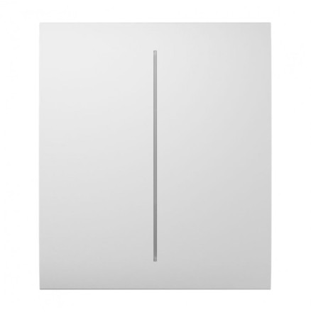 CenterButton for 2-gang Switch, White, Ajax 