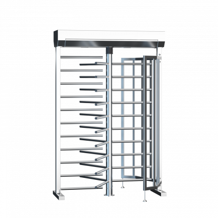 ZA3-BL-1-3 NNN Motorized Full Height Turnstile, Inox 