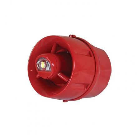 CA433A/DR/65 CAST Weatherproof Hi-Output W-2.75-9 Wall VAD c/w 100dB(A) Sounder (deep base) (IP55) 