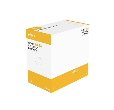 UTP CAT5e cable for outdoor conditions, single HDPE insulation, 305m, Dahua 