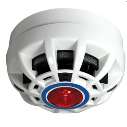 CP414VVR CAST-PRO Smoke, Heat Multisensor c/w Voice Sounder & O-C-1.9-4 Red VAD 