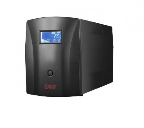 EA265 UPS, 650VA, 360W, LCD, 2x Schuko USB+RJ45 1*7Ah 