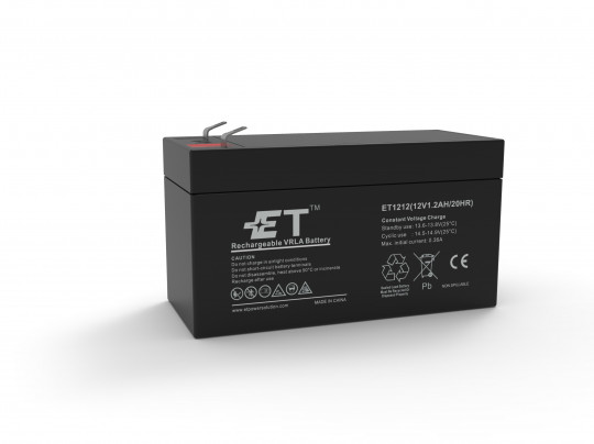 ET1212 Sealed Lead Acid battery, 12V 1,2Ah 