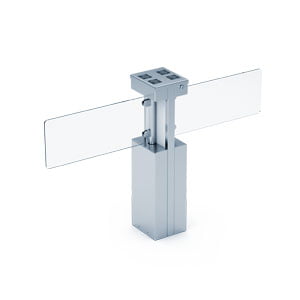HR1-A2-S Double Automatic Swing Gate, Bidirectional, Glass Arm 
