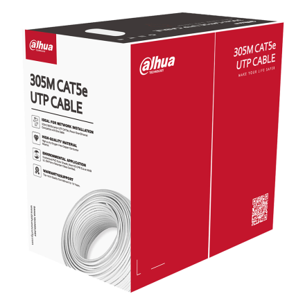 UTP CAT5e cable, PVC, 305m, Dahua 