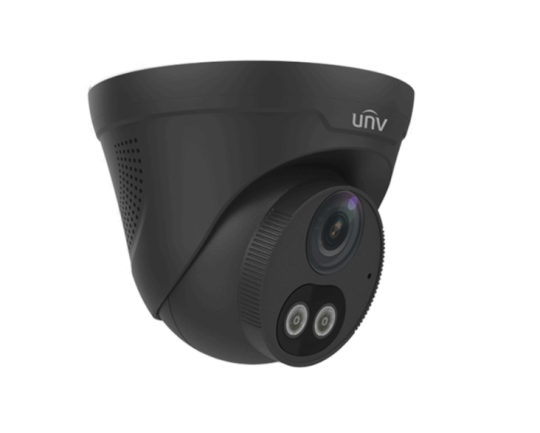 IPC3614LE-ADF28KC-DL 4Mpix BLACK ColorHunter DOME IP camera, 2,8mm (97°), IR+LED up to 30m, PoE,IP67 