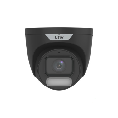 IPC3624LE-ADF28K-WP 4Mpix BLACK ColorHunter DOME IP camera, 2,8mm(110,5°), UltraH.265, LED up to 30m 