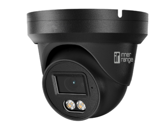 IR-V-C8T-200B 8Mpix DOME BLACK IP Camera, 2,8mm (106°), IR 30m, Mic, microSD, PoE, IP66 