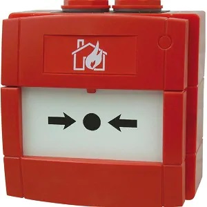 WCP3A-R000SF-K013-01 Conventional Waterproff Call Point, NO / NC, Red, IP67 