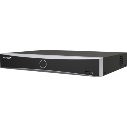 DS-7608NXI-K1/8P, AcuSense, 8 kan, 1 HDD iki 10TB, VGA, HDMI, In 80 Mbps/Out 80 Mbps 