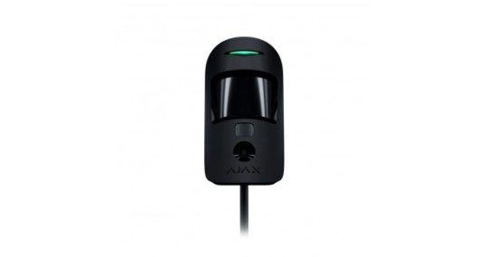 MotionProtect Plus Fibra Motion Detector, IR+MW, 12m, 88.5°, PET 20kg, Black, Ajax 