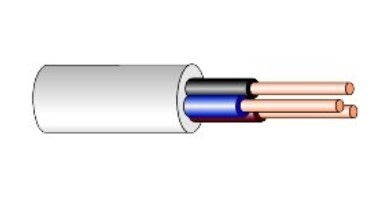 NYM-J Installation Cable 3x2.5mm² 300/500V, 100m 