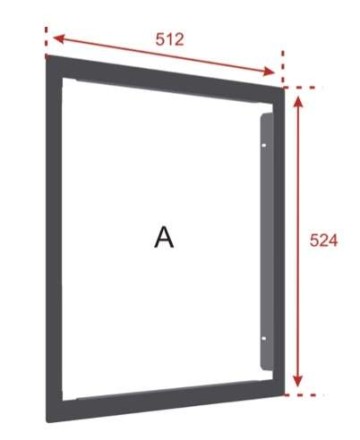 ZBEZS Flush-fit Bezel for ZFP Standard Cabinet 