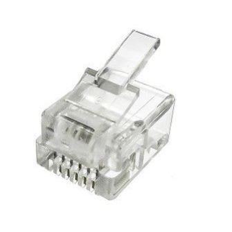 RJ12 connector for connecting 6 contacts to the phone 