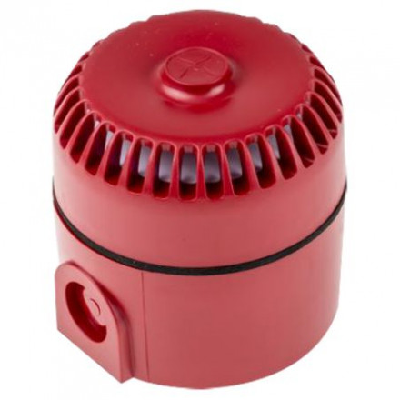 ROSHNI siren with high base, 102dB(A), 9-28V DC, IP54 (ROLP/SV/R/D) 