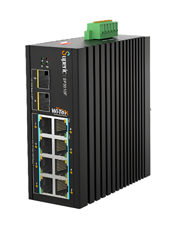 SP3010F Industrial Switch, 8x1Gbps PoE, 2x SFP, 240W 