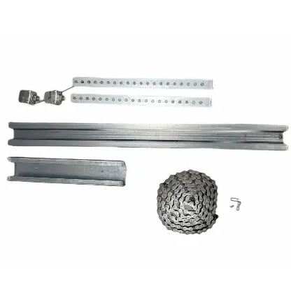 SR08C 0.8m long Spider/Spido track extension, for gates up to 3.4m high, with chain 4m 