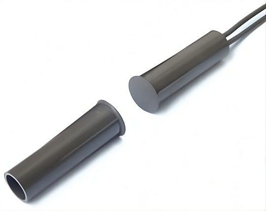 TAP-10 3/8 recessed magnetic contact, Ø9 x 35mm, brown 