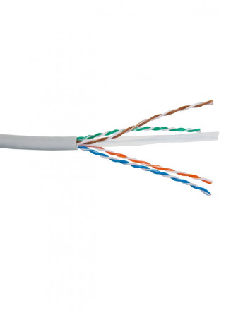 UTP CAT6 cable, 4P, Cca-s1a,d0,a1, LSZH, gray, 305m, SecurityNET 