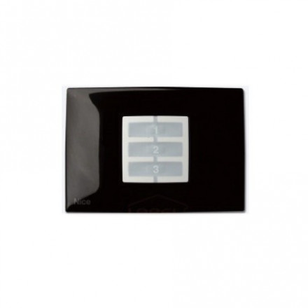 WRB wall bracket for remote control, elongated, black 