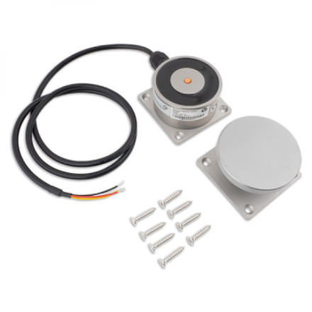 YD-611IP ūdensizturīgs elektromagnētiskais durvju turētājs, 150kg., 12 / 24V DC, IP68 