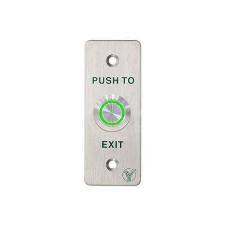 YWP-880A (LED) Exit Button, Flush Mount, 90x35x12mm, IP68 
