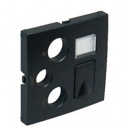 90770 TPM COV F/R-TV-SAT-RJ45/R-TV-SAT-RJ45-FO MULT SOC  
