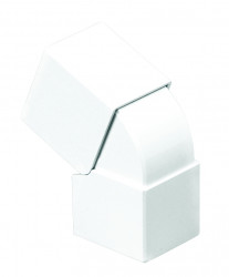 VARIABLE OUTSIDE ANGLE F/40X40 TRUNKING WHITE  