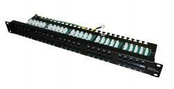 19" telephone switching panel, 50 ports, 1U  