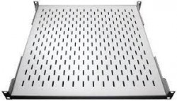 1U shelf 250mm , RAL7035  