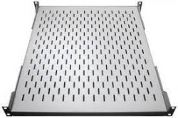 1U Shelf 650mm, 4 fixing points, adjustable  
