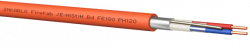 2x1.5mm2+0.8mm fire-fighting cable JE-H(St)H Bd FE180 PH120, non-flammable, monolithic, shielded, 50  