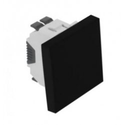 45011 SPM SINGLE POLE SWITCH - 2 MOD MATTE BLACK  