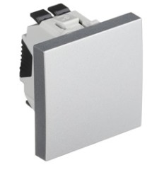 45023 SAL Q45 two-pole switch, aluminum color  
